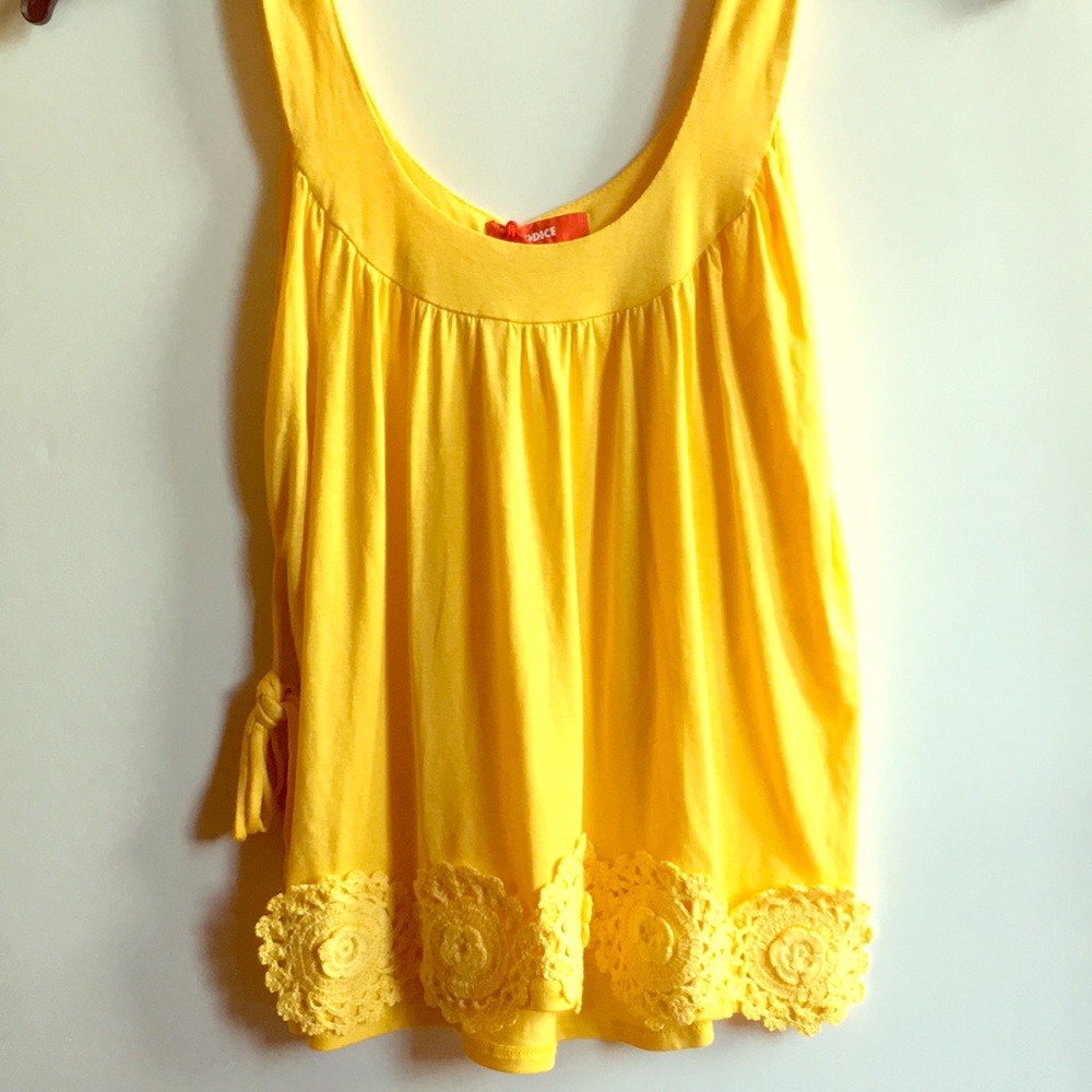 NWT Iodice Yellow Brazilian Top
